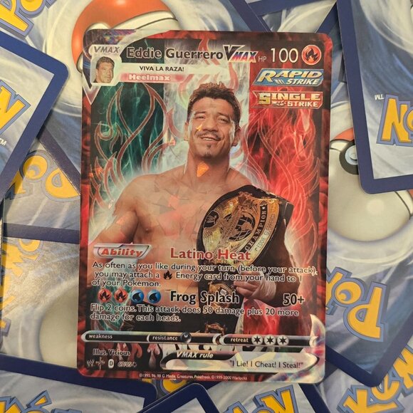 Eddie Guerrero Pokemon Card - Picture 5 of 9